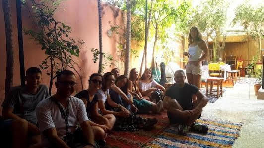 Hostel Villa Red City Marrakesh Bagian luar foto