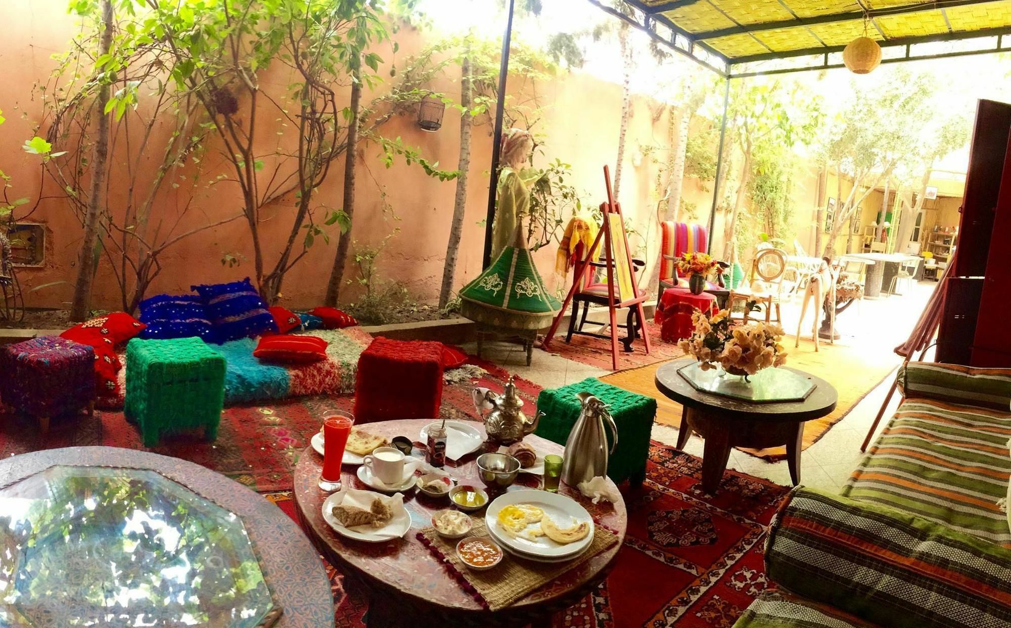 Hostel Villa Red City Marrakesh Bagian luar foto